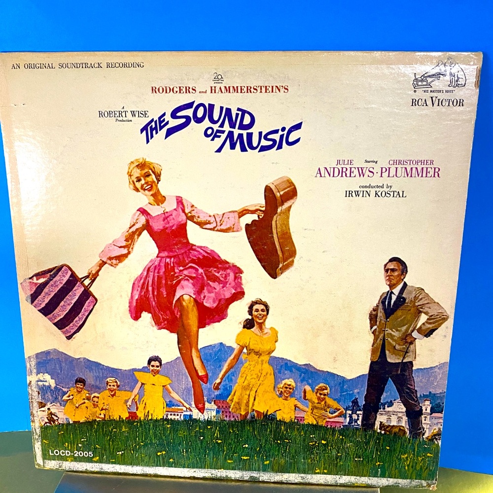 The Sound of Music Vintage RCA Victor Vinyl Record Original Soundtrack Recording